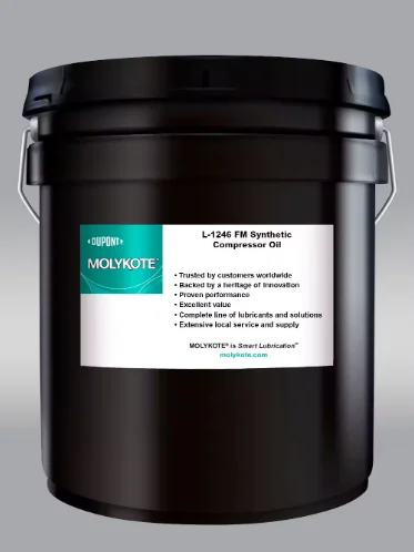 MOLYKOTE L-1246FM Synthetic Compressor Oil – Dầu máy nén khí tổng hợp