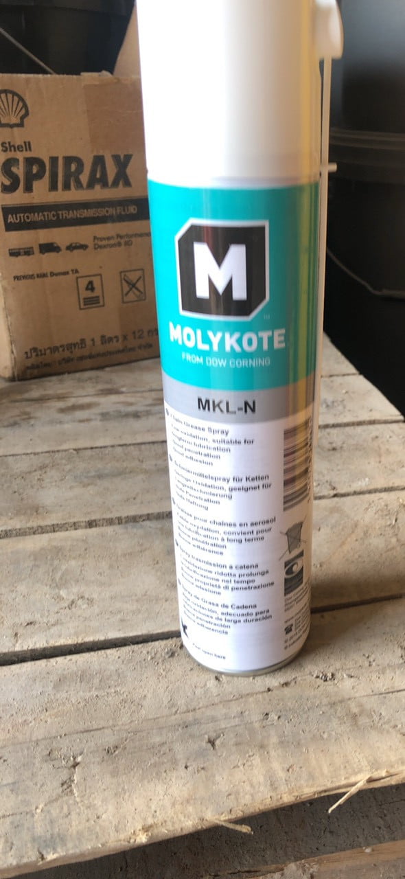 Molykote MKL-N Bình xịt bôi trơn rắn MOS2