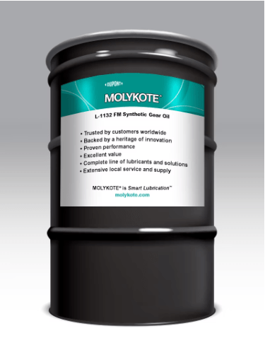 MOLYKOTE L-1132 FM Synthetic Gear Oil – ISO 320 – Dầu bánh răng tổng hợp